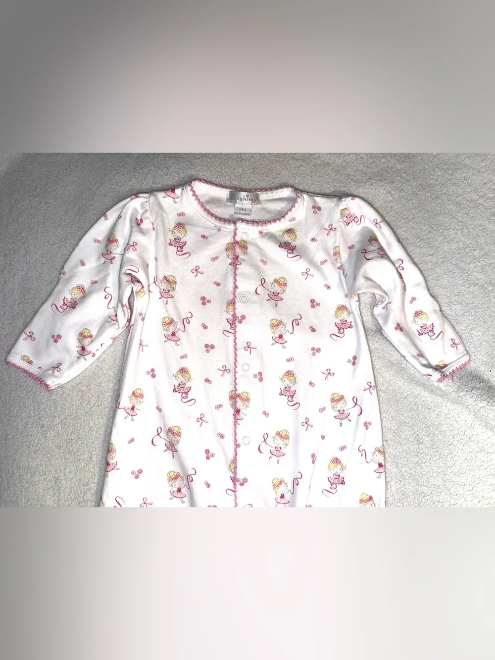 Kissy Kissy baby girl ballerina gown, size S, 0-3 mos